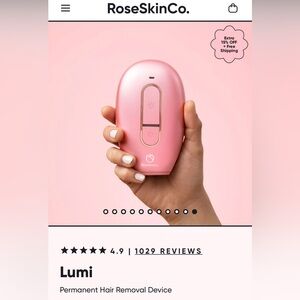 RoseSkinCo Pink Hair Removal Device